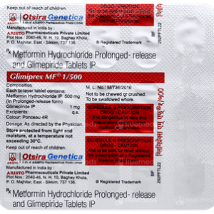 Glimiprex MF 1/500 (15 Tablets)